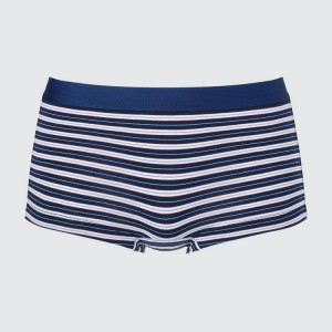 Uniqlo A Strisce Boy Biancheria Intima Blu Marino | OPWTLV125