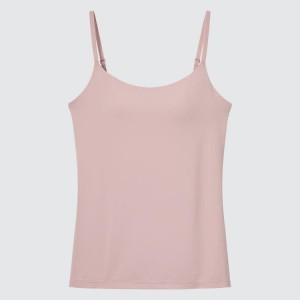 Uniqlo Airism Camisole Reggiseni Rosa | YXOZVJ582