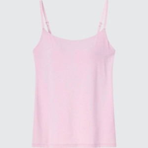 Uniqlo Airism Camisole Top Rosa | WGTQKV152