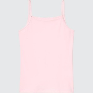 Uniqlo Airism Cotone Blend Camisole Top Ragazza Rosa | JUDGWX428