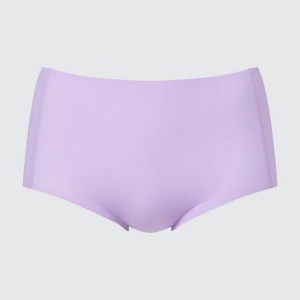 Uniqlo Airism Ultra Seamless High Rise Biancheria Intima Viola | QGKJTX786