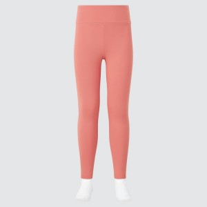 Uniqlo Airism Uv Protection Soft (2021 Season) Leggings Ragazza Rosa | AKGRWD736