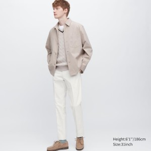 Uniqlo Airsense Ultra Light Cotone-like (Long) Completo Bianche | QPYUFM923