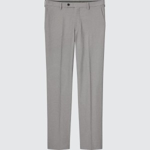 Uniqlo Airsense Ultra Light Houndstooth Pantaloni Grigie | HDZVTY127