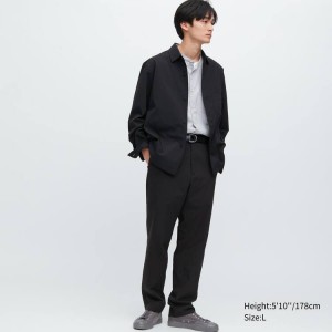 Uniqlo Airsense Ultra Light Relaxed Fit Pantaloni Nere | MEIORQ451