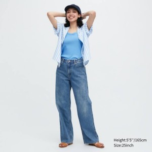 Uniqlo Baggy Jeans Blu | TJWPRS123