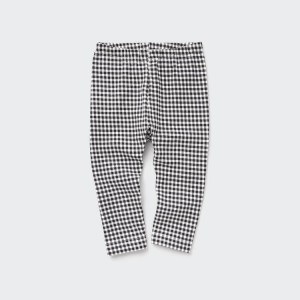 Uniqlo Checked Leggings Neonato Nere | FTGWAH904