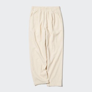 Uniqlo Corduroy Relaxed Fit Ankle Length Pantaloni Beige | ICJUBG325