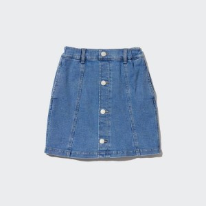 Uniqlo Denim Gonne Ragazza Blu | VBKSYF582