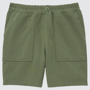 Uniqlo Dry Twill Easy Pantaloncini Neonato Verdi | OMFVGR940