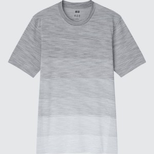 Uniqlo Dry-ex Crew Neck Magliette Grigie | MASHPI076