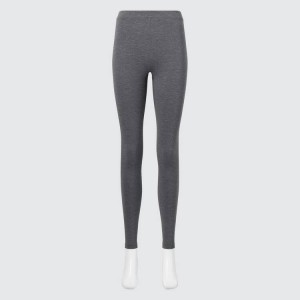 Uniqlo Heattech Extra Warm Cotone Thermal Leggings Grigie Scuro | OLYDAB234