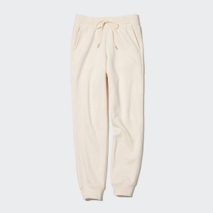 Uniqlo Heattech Pile Foderati Pantaloni Jogger Beige | MCEUIJ798