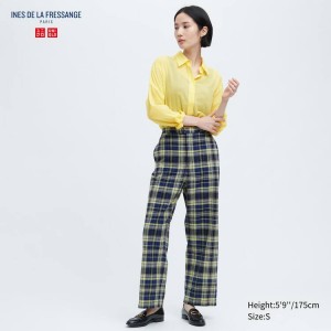 Uniqlo Ines De La Fressange Easy Pantaloni Blu | CHISAE180