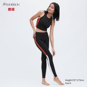 Uniqlo Jw Anderson Airism Uv Protection Soft Leggings Nere | WEUTCS589