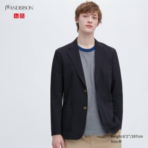 Uniqlo Jw Anderson Airsense Ultra Light Giacche Blu Marino | AGITSD596