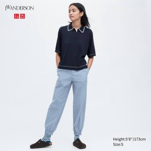 Uniqlo Jw Anderson Pantaloni Jogger Blu | INPKGV739