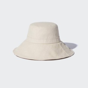 Uniqlo Larghe Brim Cappelli Beige | FWCJKB851