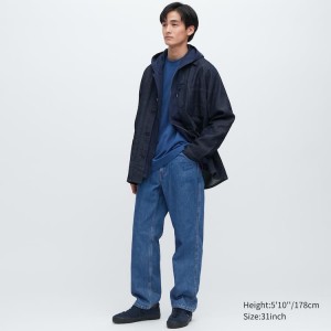 Uniqlo Larghe Leg Jeans Blu | QPDURX394