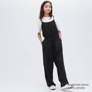 Uniqlo Linen Blend Jumpsuit Ragazza Nere | OKBVAH827