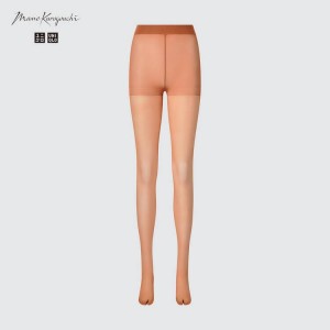 Uniqlo Mame Kurogouchi Sheer Tabi Stockings Leggings Marroni | EQTGZH549