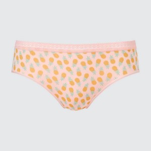 Uniqlo Mid Rise Fruit Print Biancheria Intima Rosa | SGFIDP035