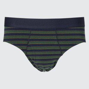 Uniqlo Multi A Strisce Biancheria Intima Verdi | JABOFV670