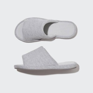 Uniqlo Open Punta Waffle Pantofole Grigie | KMRQIH682