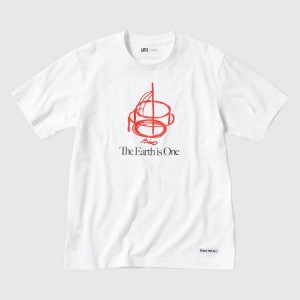 Uniqlo Peace For All Ut Grafica (Tadao Ando) Magliette Bianche | LBFDWR720