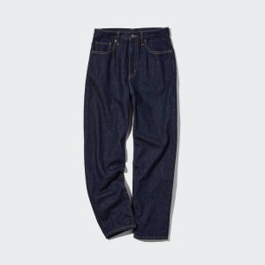 Uniqlo Peg High Rise Jeans Blu Marino | IXPOTF126