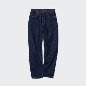 Uniqlo Peg High Rise Jeans Blu Marino | SEKIJA279