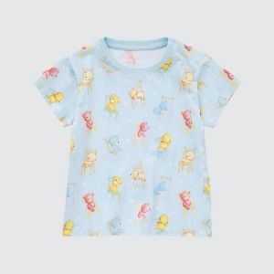 Uniqlo Picturebook Ut Grafica Magliette Neonato Blu Chiaro | IMUXPK971