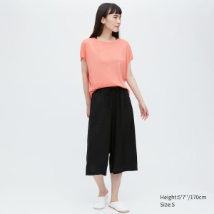 Uniqlo Relaco 3/4 Shorter Length Loungewear Nere | GAZUQR901