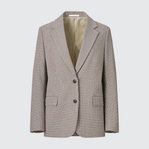 Uniqlo Relaxed Fit Tailored Giacche Beige | CJXDZG278