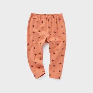 Uniqlo Relaxed Plane Print Leggings Neonato Arancioni | WFBQAS740