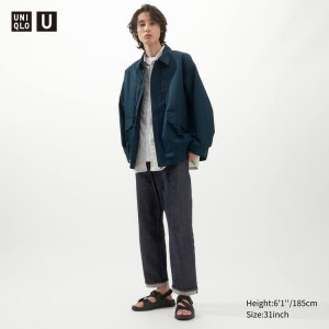 Uniqlo Selvedge Regular Fit Jeans Blu Marino | AIFPHN246