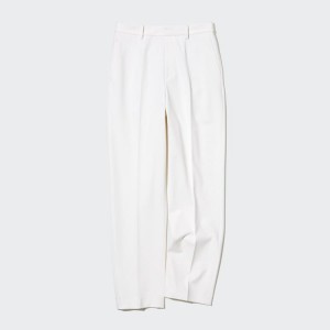 Uniqlo Smart Ankle Length (Long) Pantaloni Bianche | NQFXKT254