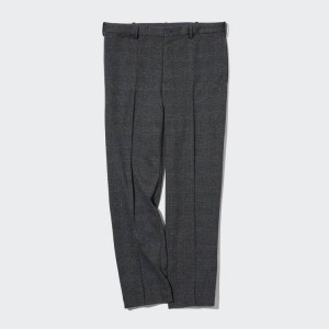 Uniqlo Smart Glen Checked Ankle Length (Long) Pantaloni Grigie | DFJBAX165