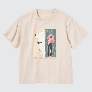 Uniqlo Spy X Family Ut Grafica Magliette Ragazza Beige | UYLQGF498