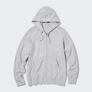 Uniqlo Sweat Zipped Loungewear Grigie | OALQYB729