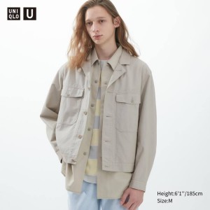 Uniqlo U Corta Giacche Beige | GNVIJK908