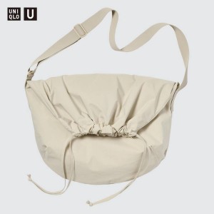 Uniqlo U Drawstring Shoulder Borse Beige | YJKCHM028