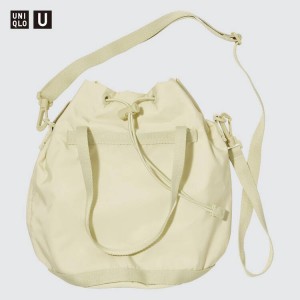 Uniqlo U Medium Bucket Borse Beige | ZWVKPQ947