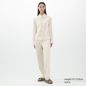 Uniqlo U Stretch Camicie Bianche | NOXGCZ931