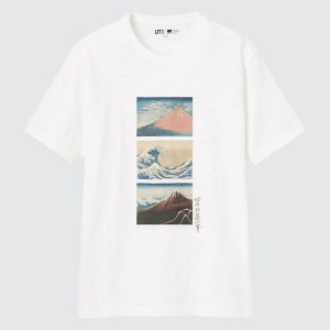 Uniqlo Ukiyo-e Archive Ut Grafica Magliette Bianche | HUWVKQ192