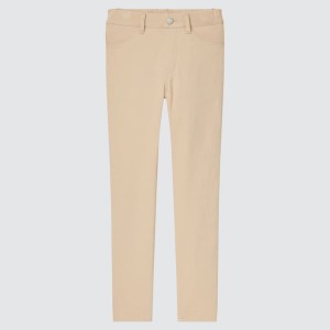 Uniqlo Ultra Stretch (2021 Season) Pantaloni Ragazza Beige | IKWLSH591