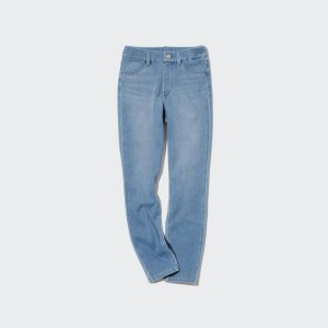 Uniqlo Ultra Stretch Denim (With Back Pockets) Pantaloni Jogger Ragazza Blu | RCNOUX308