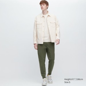 Uniqlo Ultra Stretch Dry-ex Pantaloni Jogger Verde Oliva | OVJGKI817