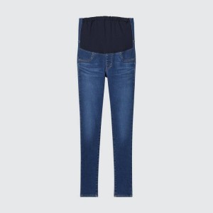 Uniqlo Ultra Stretch Maternity Jeans Blu | HIWCVS346