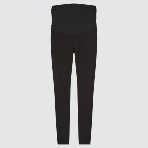 Uniqlo Ultra Stretch Maternity Leggings Nere | HGLETP498